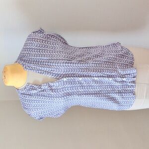 Treasure & Bond Purple And White Top